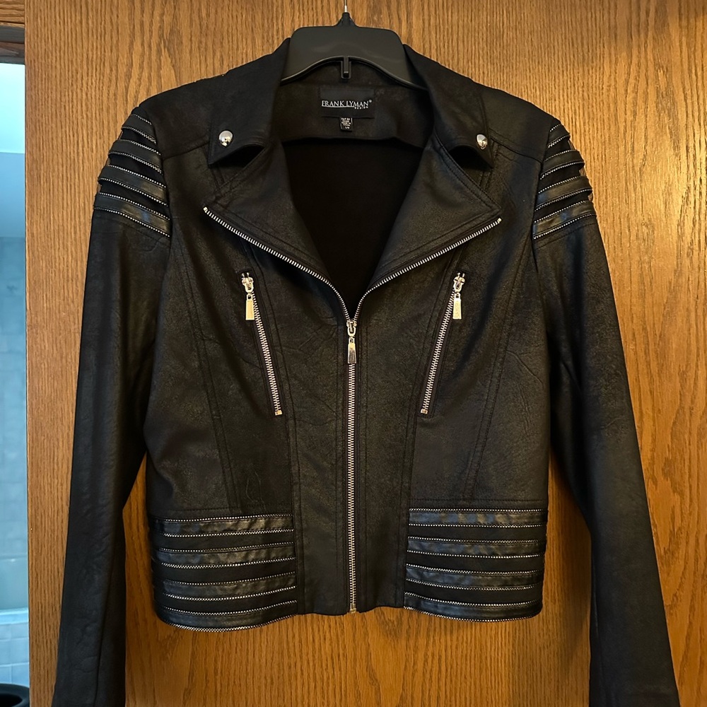 Women's Black Moto Jacket